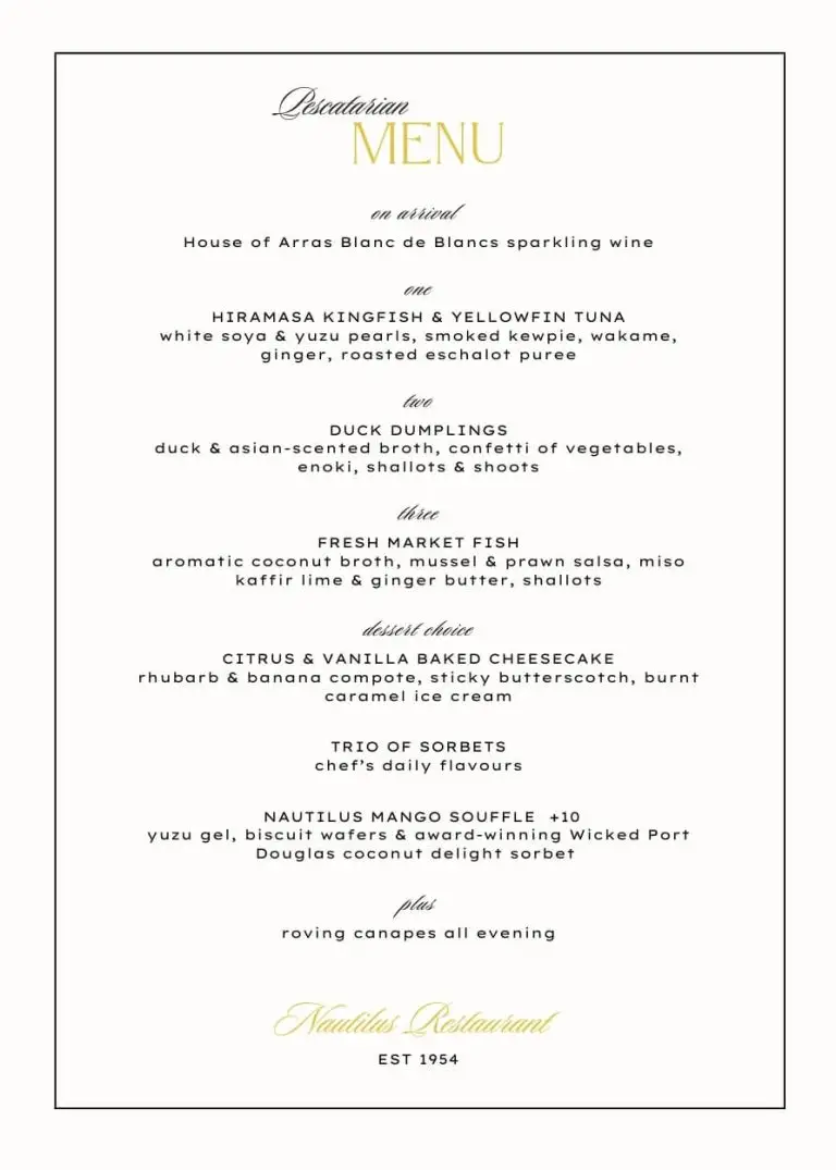70th Pescatarian Menu (1)